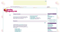 Desktop Screenshot of amazingpregnancy.com